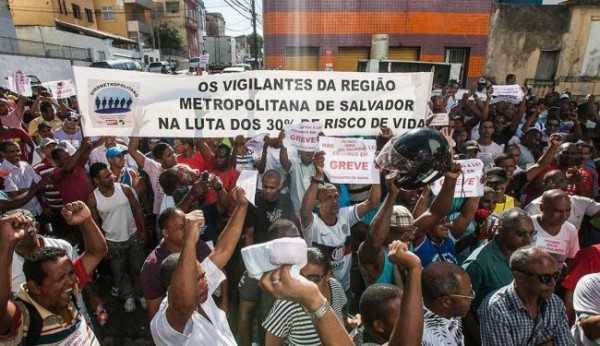 Justiça determina retorno ao trabalho de 50% dos vigilantes em greve