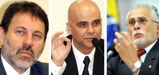 Delúbio Soares, Marcos Valério e José Genuíno também foram condenados pela prática do mensalão | FOTO: Montagem |