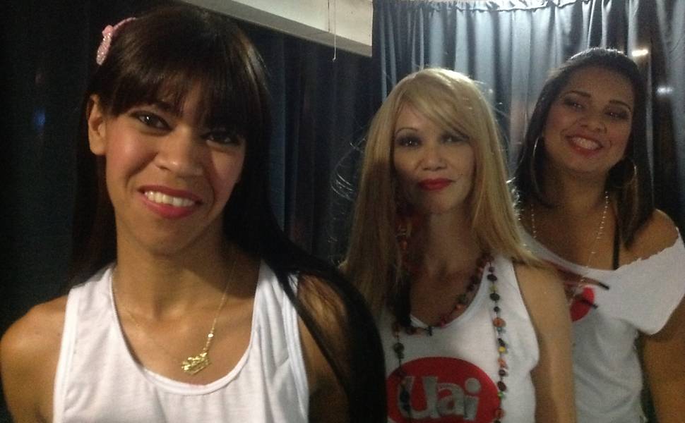 Camila 23, Rosa, 29, e Babel, 25, que participaram do Miss Prostituta