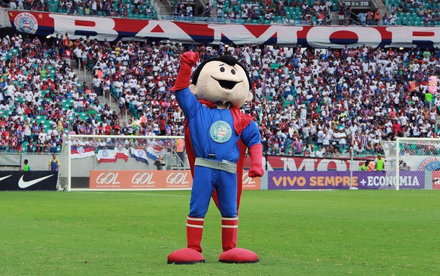 Mascote do Bahia apareceu pela primeira vez na Arena Fonte Nova (Foto: Will Vieira/Acervo pessoal)