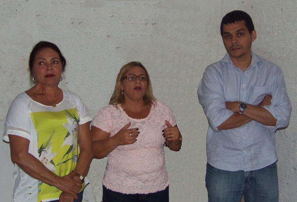 Tonha Magalhães com Rita Loira e Junior Magalhães|foto Candeia smix