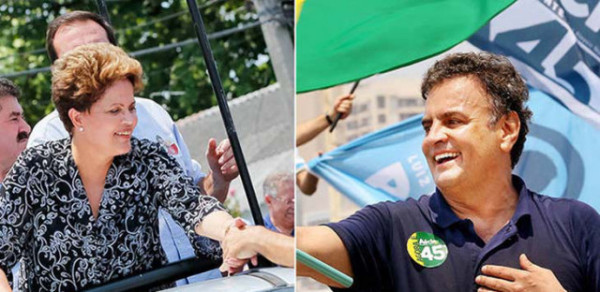 Dilma tem 52% dos votos válidos e Aécio soma 48%, de acordo com pesquisa Vox Populi com 2.000 eleitores | FOTO: Reprodução |