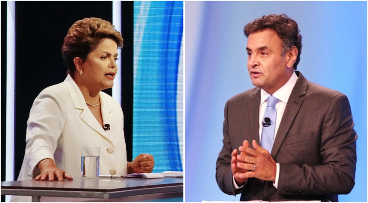 Dilma Rousseff e Aécio Neves - Crédito: Divulgação/Reprodução