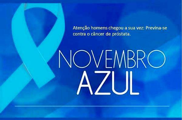 Campanha do “Novembro Azul” busca a conscientização dos homens sobre os perigos do câncer de próstata (Foto: Divulgação)