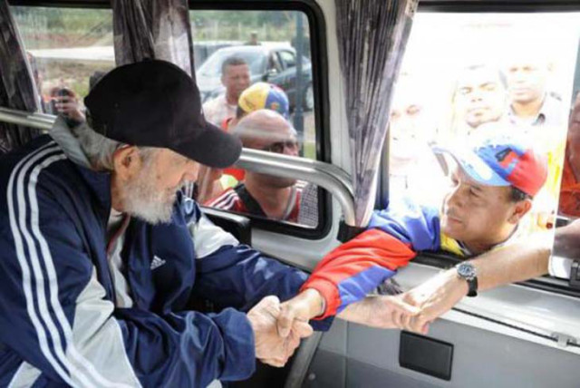 Fidel Castro reapareceu em público durante encontro com venezuelanos em uma escola em Havana | FOTO: Reprodução/Granma/Juventude Rebelde |