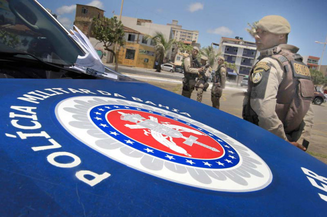 Participam da operação parte do efetivo de sete companhias independentes de Polícia Militar e do 18º Batalhão | FOTO: Raul Golinelli/GovBA |