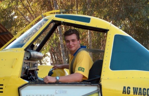 André Textor, 30 anos, morreu em acidente na Barra (Foto: Reprodução/TV Anhanguera)