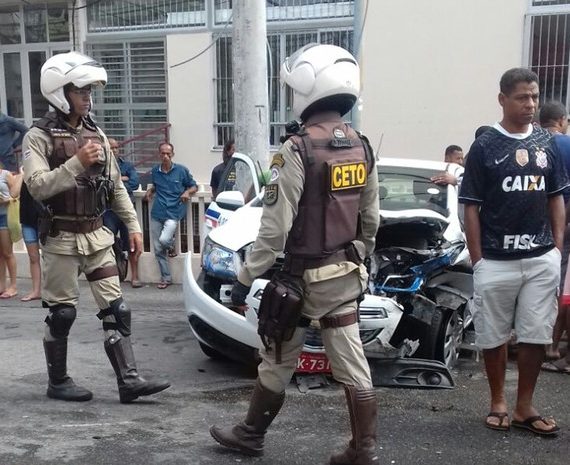 Crime ocorreu na manhã deste sábado, em Salvador (Foto: Rosecleide Brito/ TV Bahia)