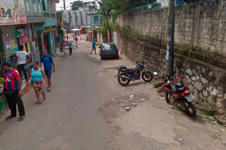 Imagem da rua Jardim Campinas, onde o crime aconteceu Reprodução/Street View