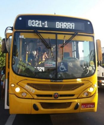 Ônibus onde houve pânico seguia de Marechal Rondon para a Barra (Foto: Reprodução)