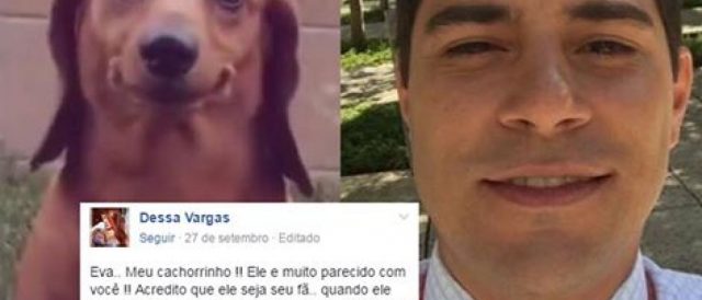 Cachorro é eleito o melhor sósia de Evaristo Costa