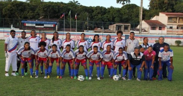 Time feminino de futebol de São Francisco do Conde| Foto: Ascom