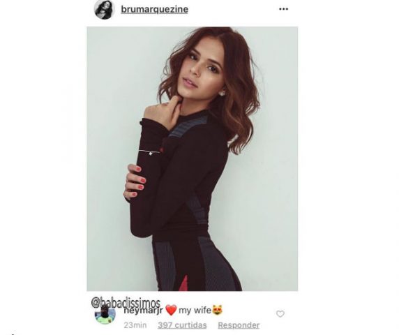 Neymar chama Bruna Marquezine de "minha esposa" e web vai à loucura