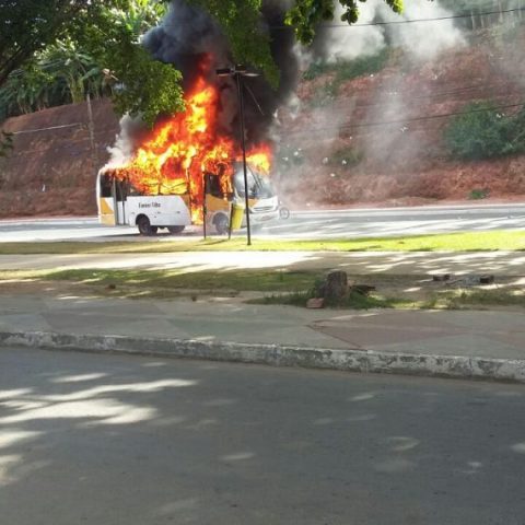 Simões Filho: Após ataques, donos de microonibus recolhem frota