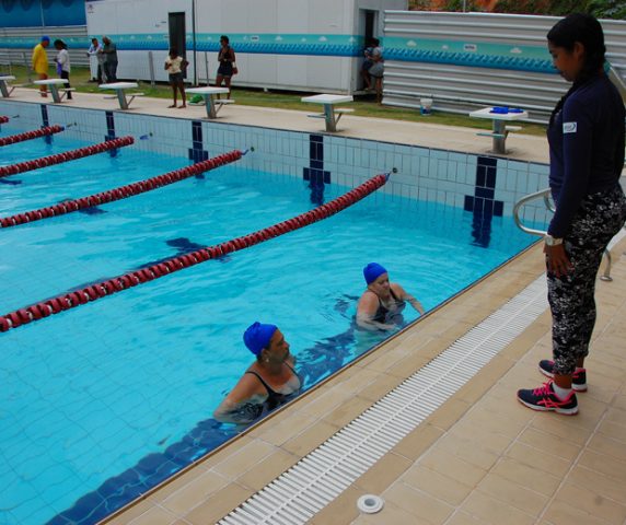 Nova Piscina Olímpica vai oferecer aulas de natação para pessoas com deficiência