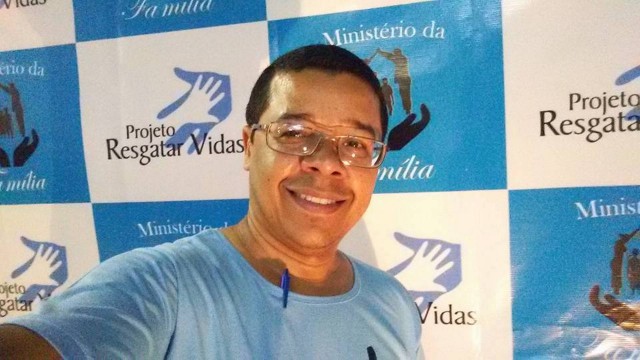 O pastor Marcos Paulo Morais, de 43 anos, levou três tiros Foto: Reprodução/Facebook