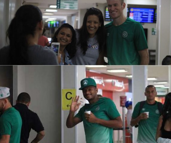 Chapecoense faz o primeiro voo após tragédia na Colômbia