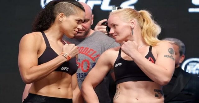 Valentina Shevchenko acusou Amanda de estar fugindo de uma luta entre elas