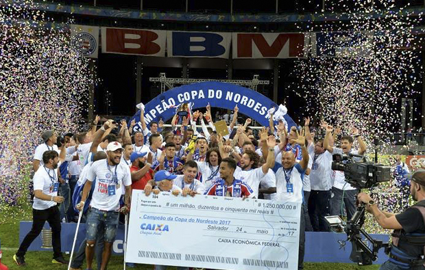 Bahia vence o Sport por 1x0 e conquista o tri do Nordestão