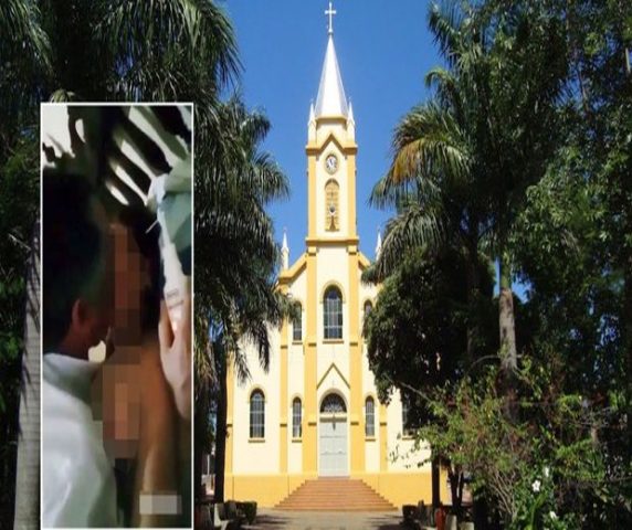 Padre é filmado beijando garota de 14 anos dentro de igreja