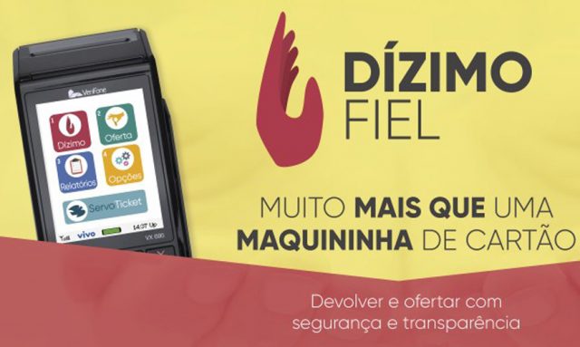 Empresa cria máquina de cartão para pagamento de dízimo em igrejas