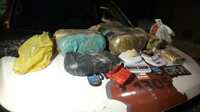 Camaçari: traficantes são presos em flagrante com 20 kg de drogas