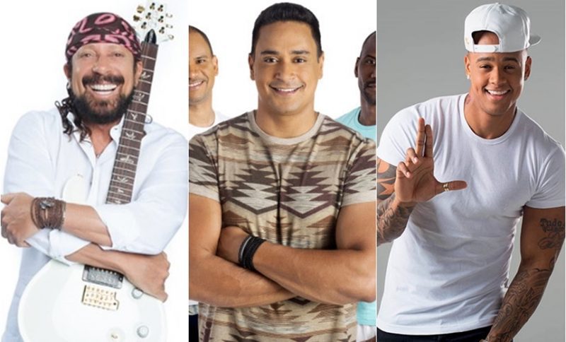 Bell Marques, Léo Santana e Harmonia do Samba fazem a festa do folião pipoca nesta quinta