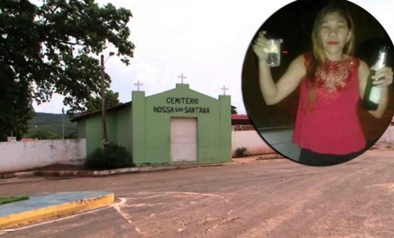 Mulher é enterrada viva e corpo é achado revirado dentro de caixão