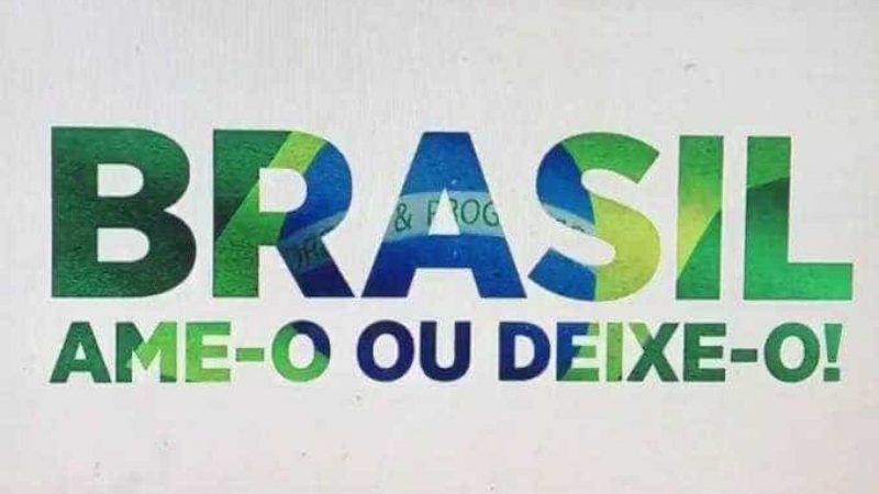 SBT resgata slogan da ditadura em vinheta: 'Brasil: ame-o ou deixe-o'