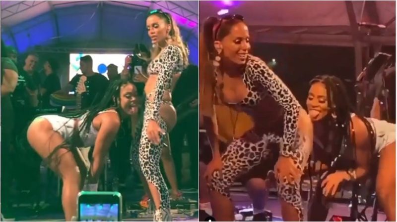 Vídeos: Anitta leva público ao delírio em dança ousada com MC Rebecca