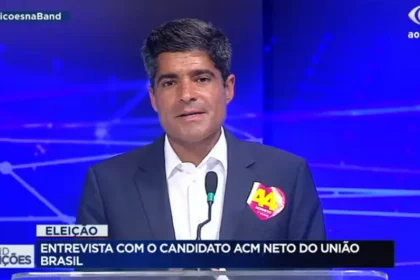 Jerônimo falta a debate na Band e ACM Neto é entrevistado por jornalistas