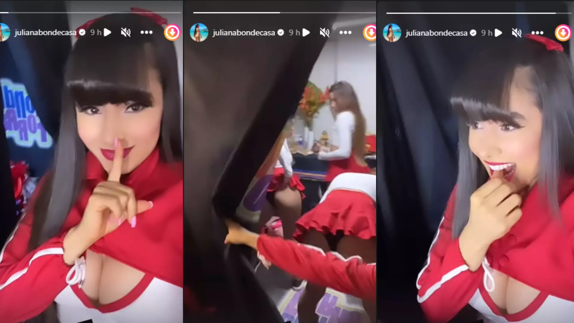 Juliana Bonde mostra o que faz com suas dançarinas nos bastidores de show:  “Não conta” - Candeias Mix