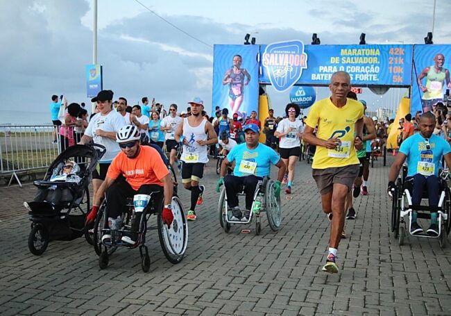 Maratona Salvador abre inscrições inclusivas para pessoas com deficiência