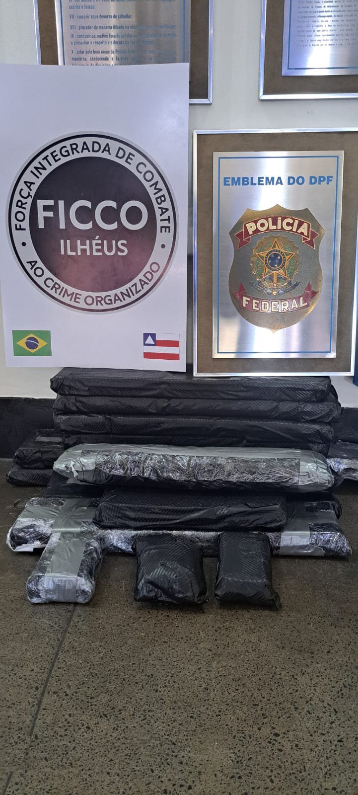 PF prende casal com 28kg de cocaína no Porto de cidade baiana