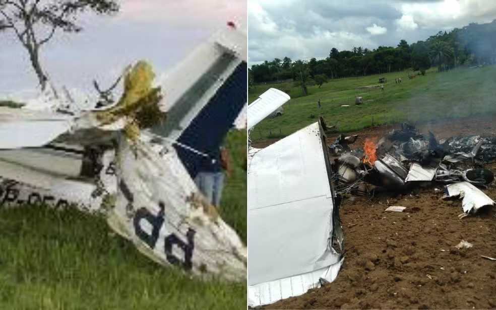 Queda de avião em São Sebastião do Passé acontece na mesma data e região em que aeronave caiu com R$ 5,5 milhões há 17 anos