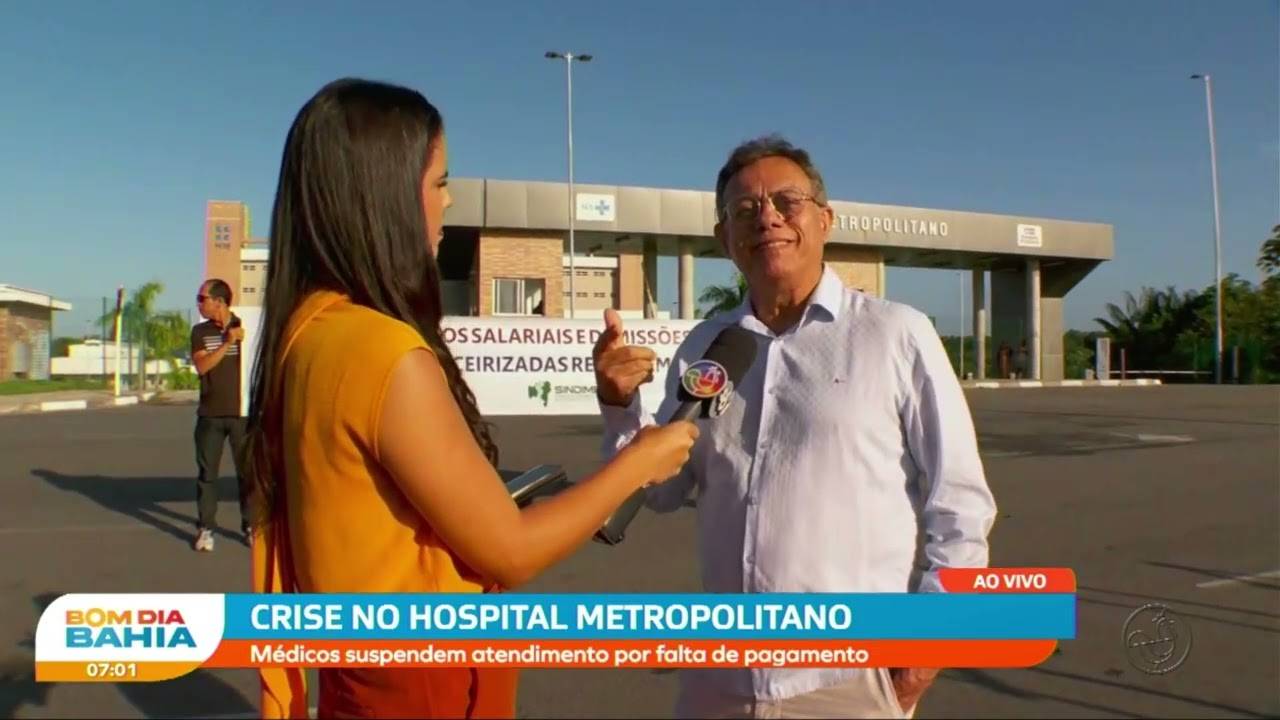 Paralisação no Hospital Metropolitano devido a atrasos no pagamento.