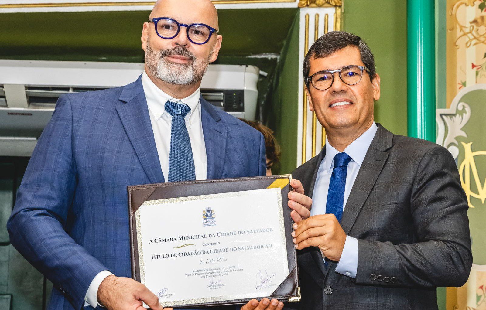 CEO do Aeroporto de Salvador recebe Título de Cidadão Soteropolitano