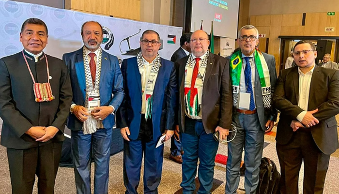 Na África do Sul, deputado federal do PT-SE participa de evento com líder do Hamas