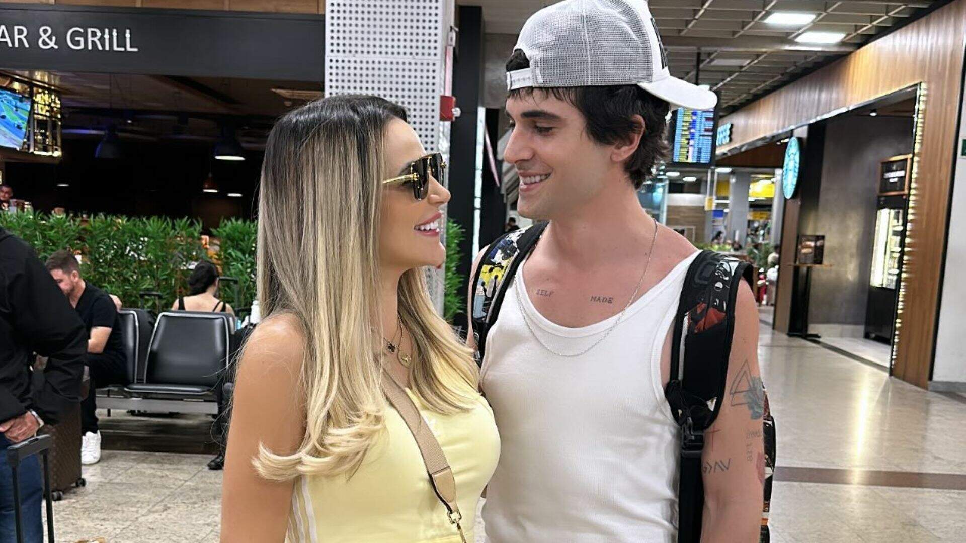 Fiuk e Deolane Bezerra fazem primeira viagem juntos, mas sem confirmar romance