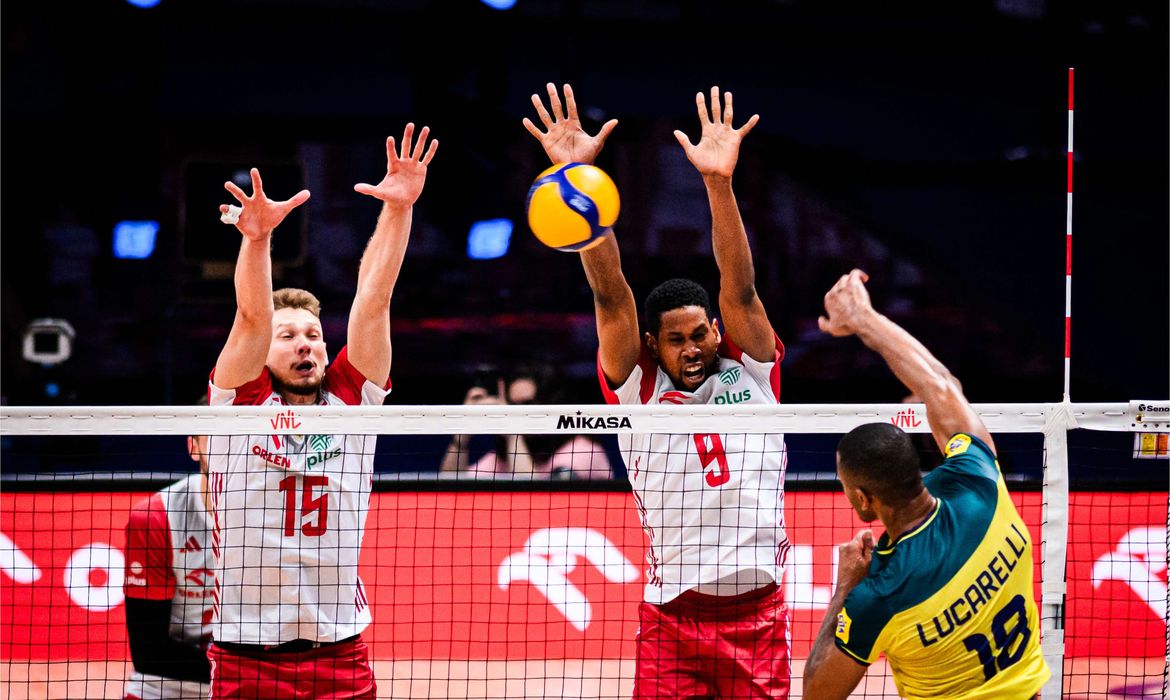 Brasil é superado pela Polônia e dá adeus à Liga das Nações de Vôlei Masculino