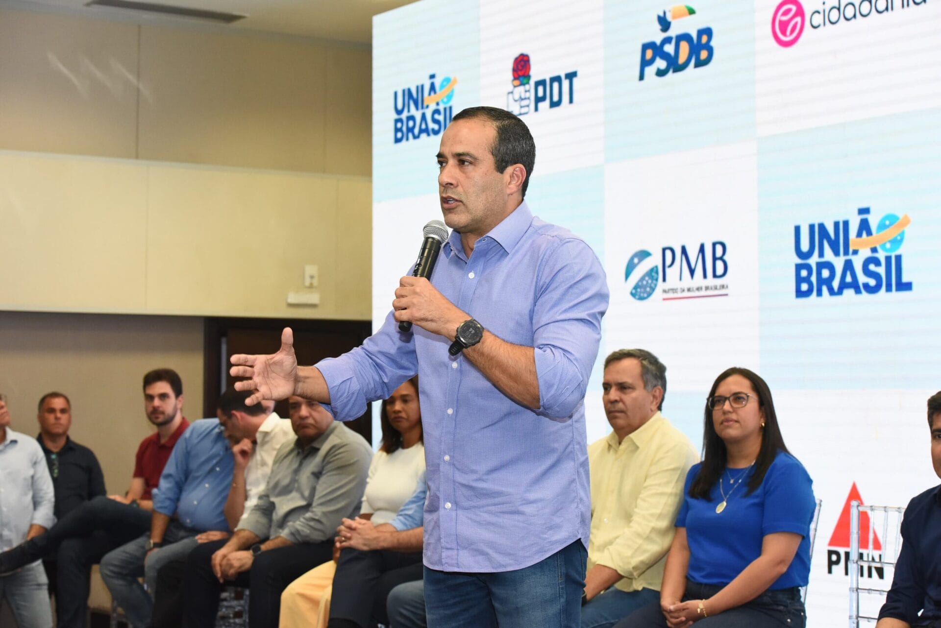 Bruno Reis anuncia pré-candidatura à reeleição como Ana Paula Matos de vice: “Vamos avançar e seguir em frente“