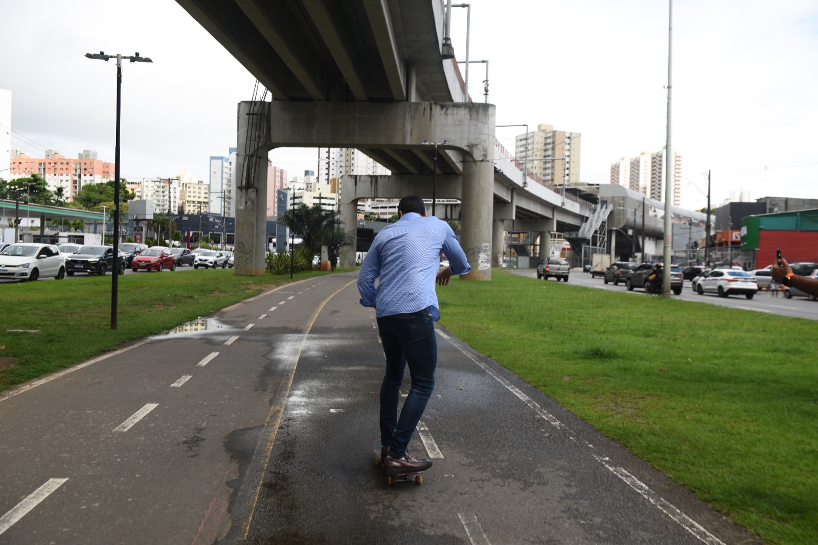 Canteiro central da Av. Bonocô ganhará parque urbano com áreas de lazer