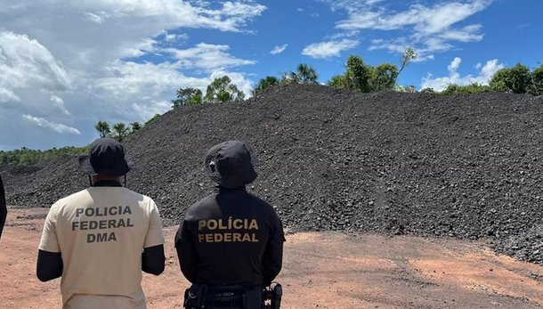 Operação conjunta resulta na apreensão de 30 mil toneladas de manganês no Pará.