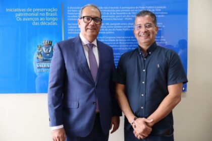 Troca de experiências marca visita do vice-presidente da Câmara Municipal de Estância a Carlos Muniz