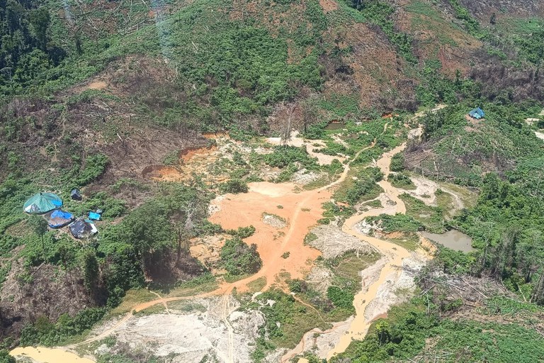 Alertas de garimpo na Terra Yanomami têm queda de 73%, aponta Governo Federal