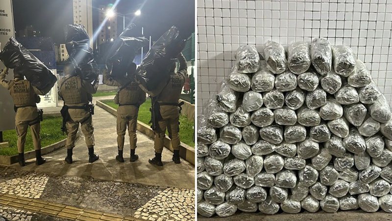 Polícia Militar desmantela depósito de drogas em Sussuarana, Salvador