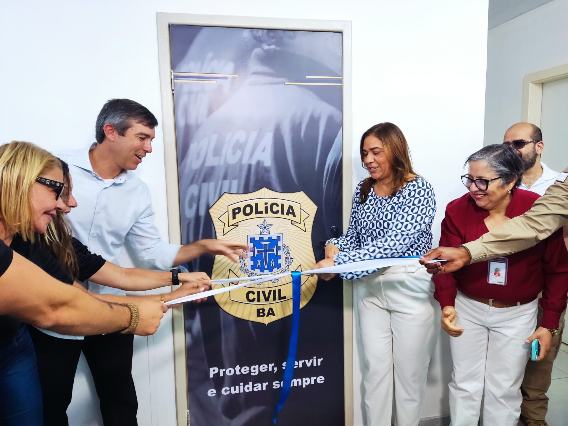Hospital Clériston Andrade recebe posto policial para reforçar segurança