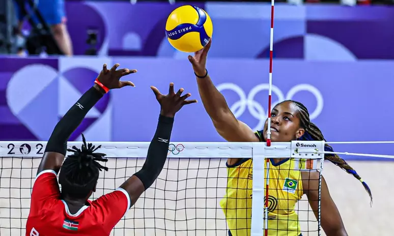 Jogos de Paris: Vôlei feminino estreia com vitória contra o Quênia