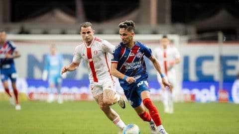 Série A: Bahia empata com o Inter-RS em 1 a 1 na Fonte Nova