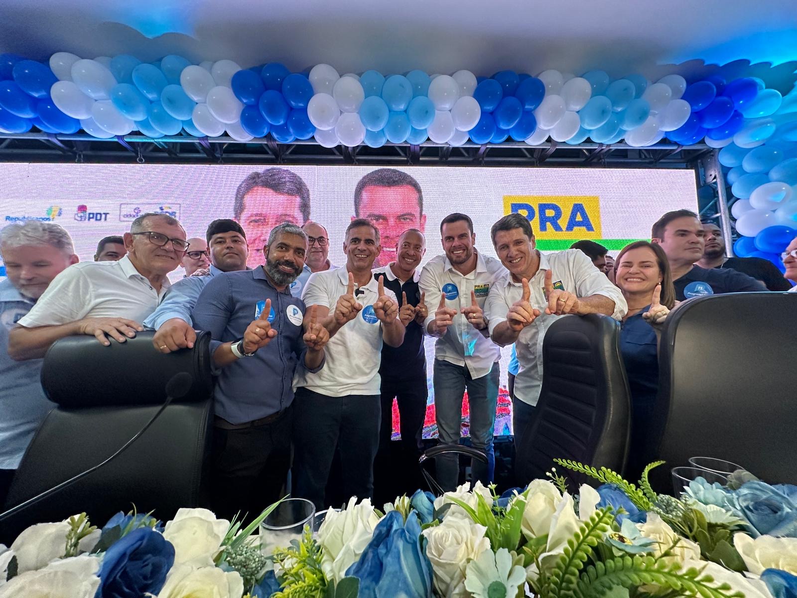 Zé Cocá reúne apoio de sete partidos na disputa pela reeleição e confirma vice do União Brasil